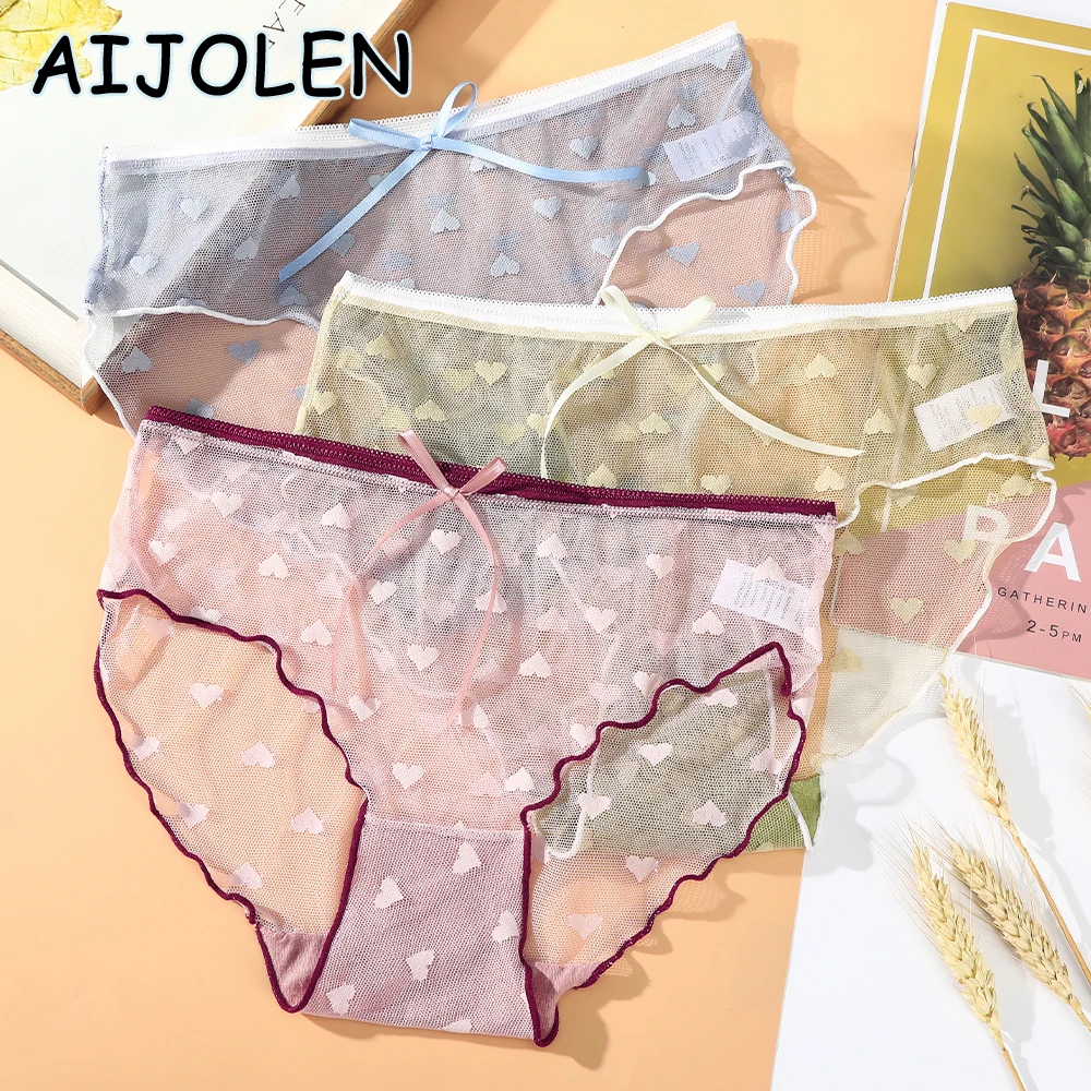 

Трусы женские AIJOLEN, кружевные, 5 цветов, M L XL, 1 шт