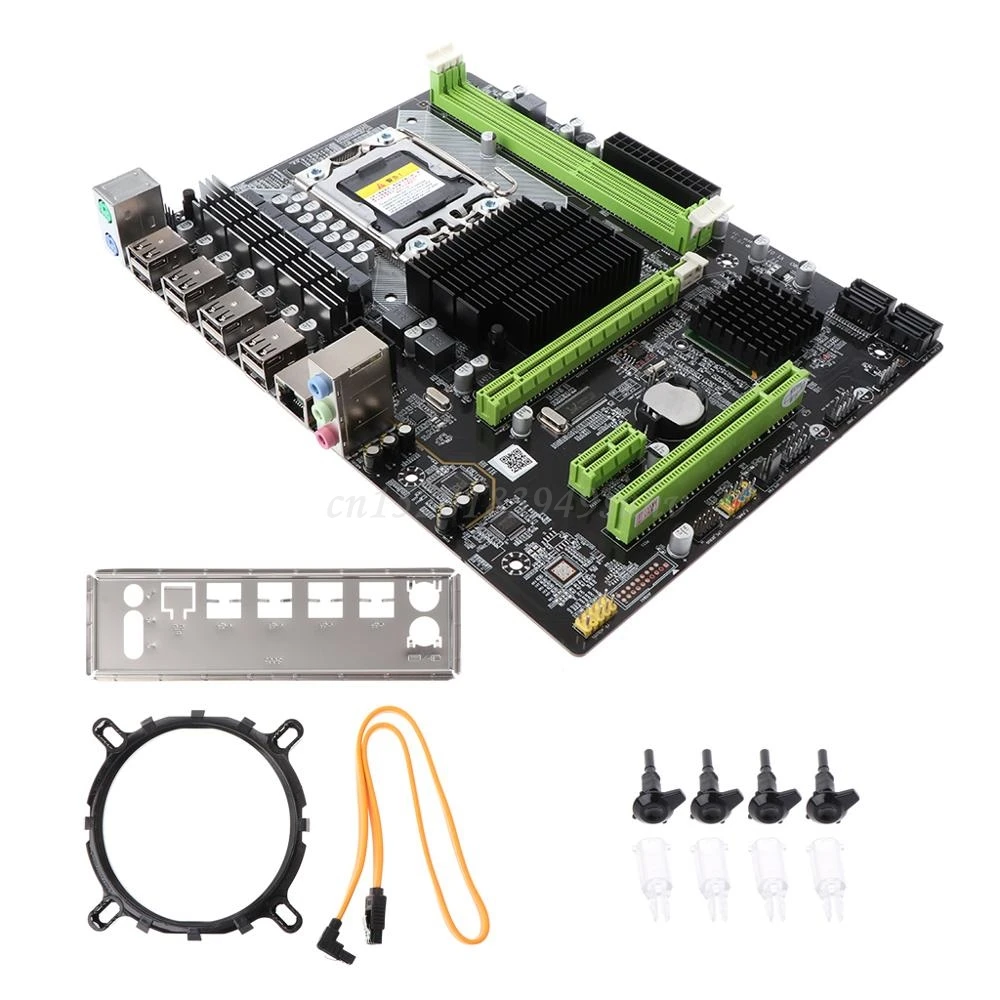 Новая материнская плата X58 LGA 1366 LGA1366 DDR3 слот 32 ГБ для настольного ПК x5650 ECC REG RAM