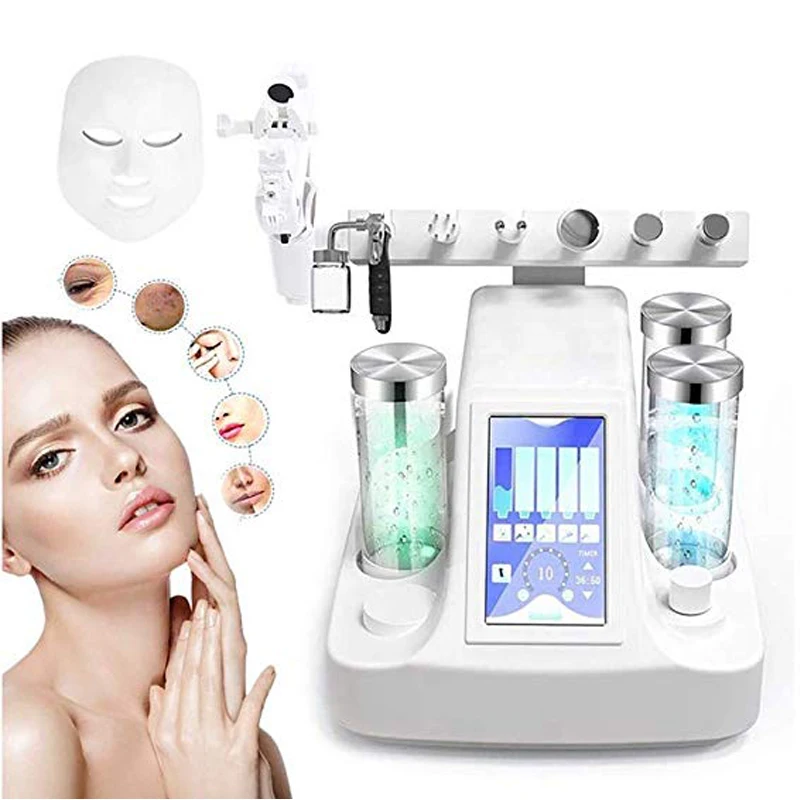 8 в 1 высокочастотная маленькая пузырьковая кислородная машина для ухода за кожей