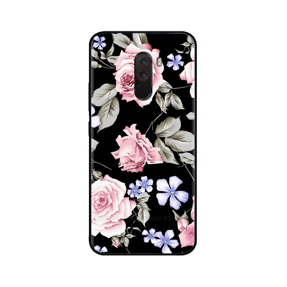 Чехол для Pocophone F1 мягкий силиконовый чехол-накладка Xiaomi бампер Poco poko ТПУ чехол -