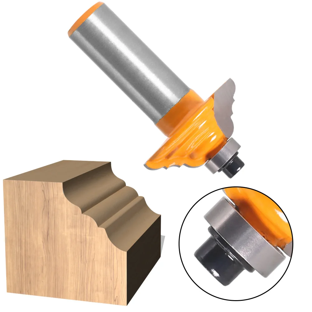 1 шт. 12 мм хвостовик фреза двойной Римский окантовка Фрезерный резак резьба по