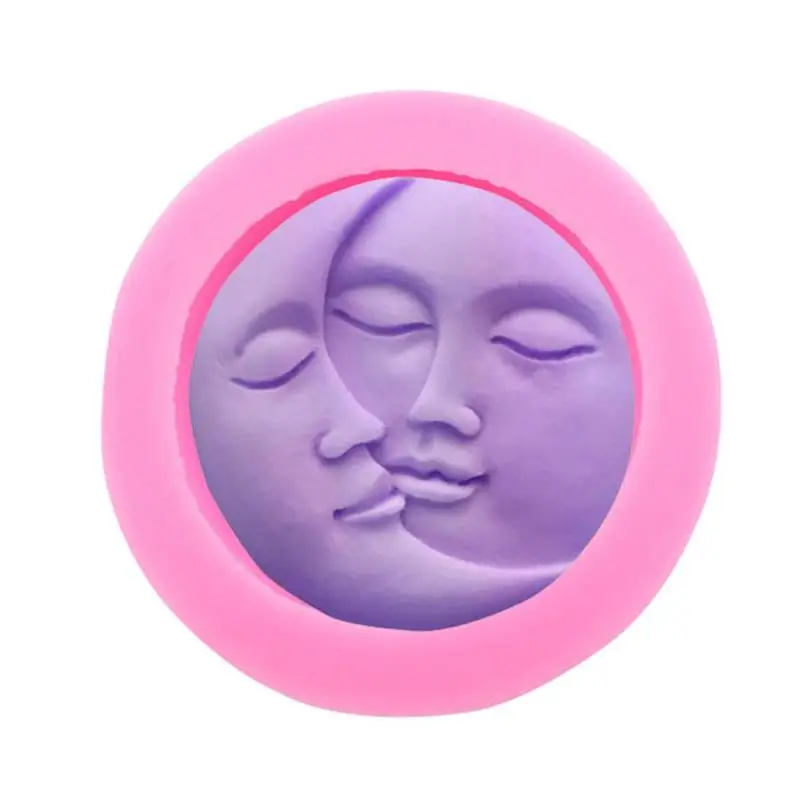 1 шт. силиконовая форма солнце луна | Дом и сад