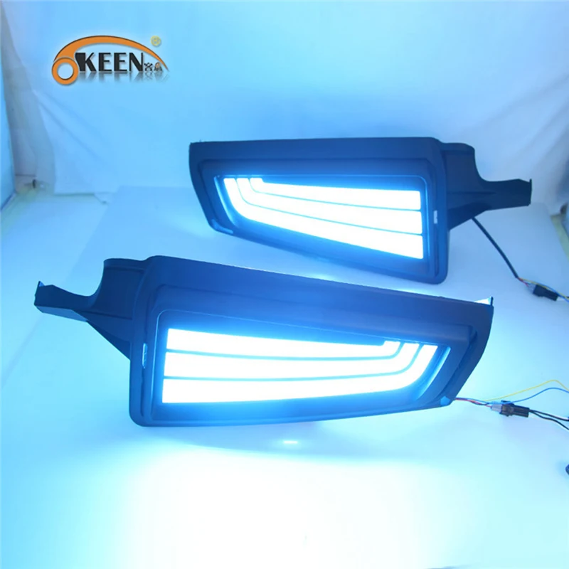 

KEEN NEW 2020 LED Car Daytime Running Light DRL Turn Signal Light for 2019 Hiace Super Bright and Waterproof headlight