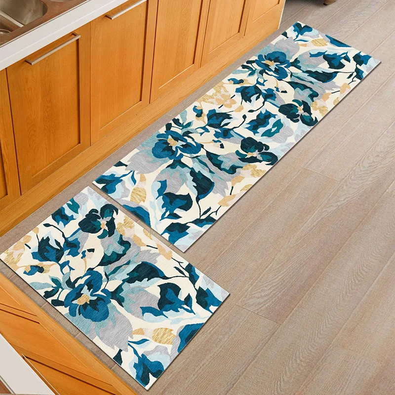 Длинный прямоугольный кухонный коврик Zeegle в скандинавском стиле нескользящий