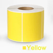 70x50mm yellow 960 шт/рулон 70x50 мм цветная наклейка пустая прямая термоэтикетка Бумага Цена этикетки канцелярские наклейки s бизнес поставки - Цвет: 70x50mm yellow