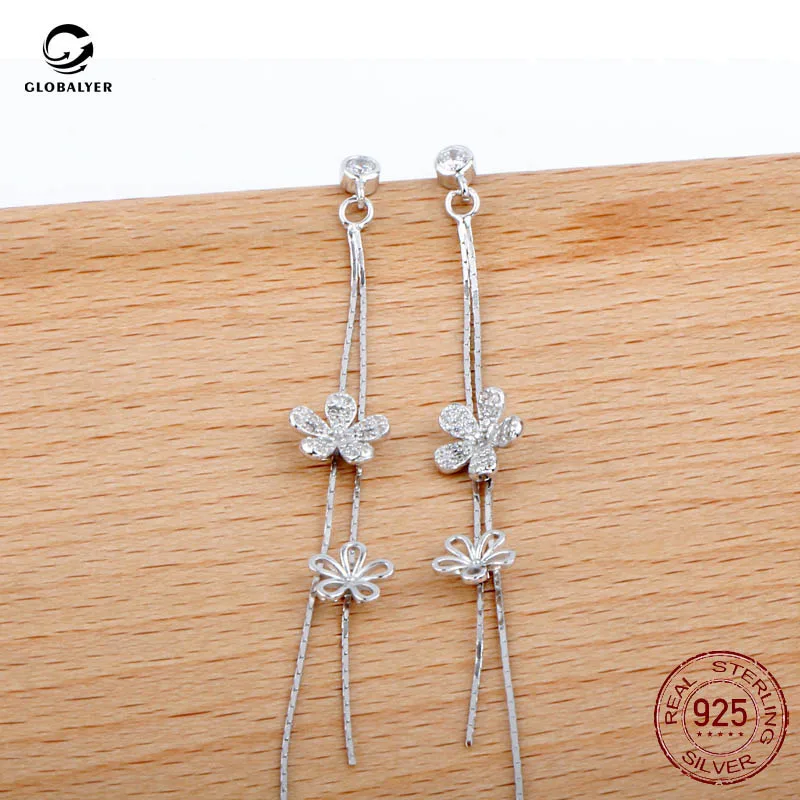 Новые ювелирные изделия Корейская версия сладкого темперамента S925 серебро