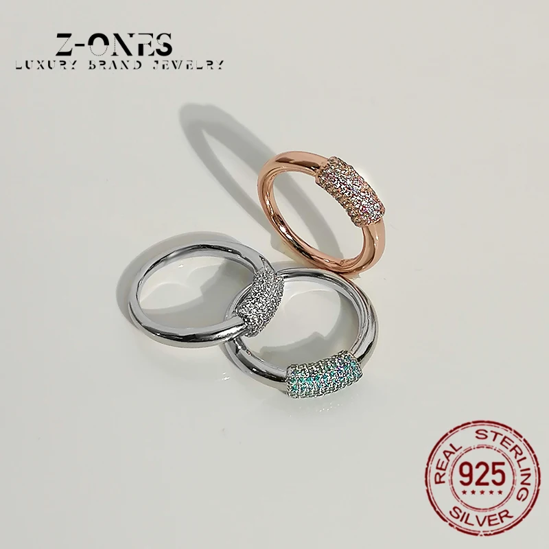 

Monaco design 925 sterling silver women ring fashion trend luxury jewelry fashion original 1:1