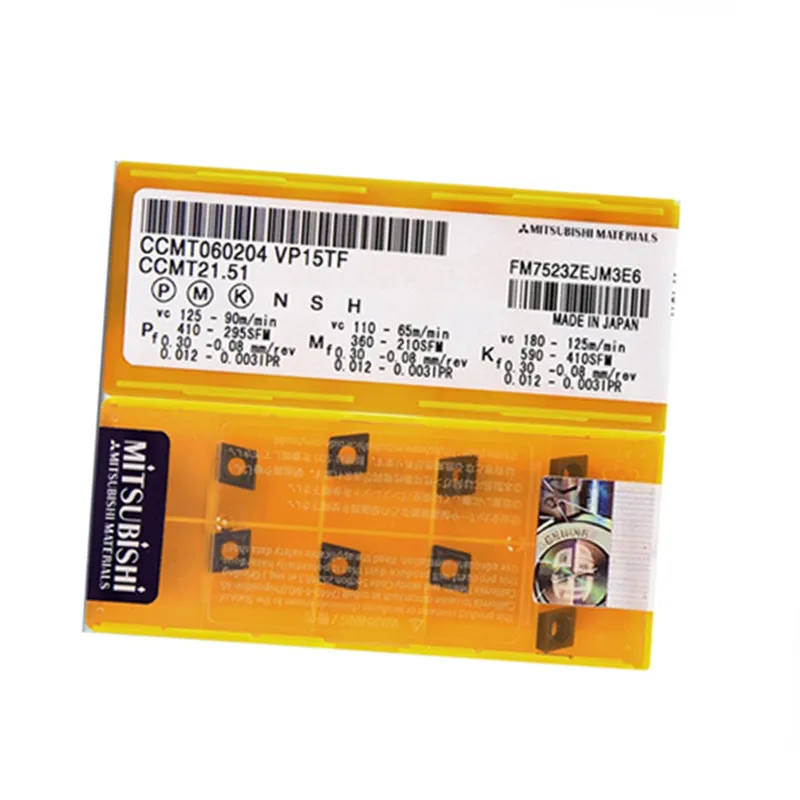 Бесплатная доставка CCMT060204 / CCMT060208 VP15TF US735 cnc карбида обращаясь вставками токарный
