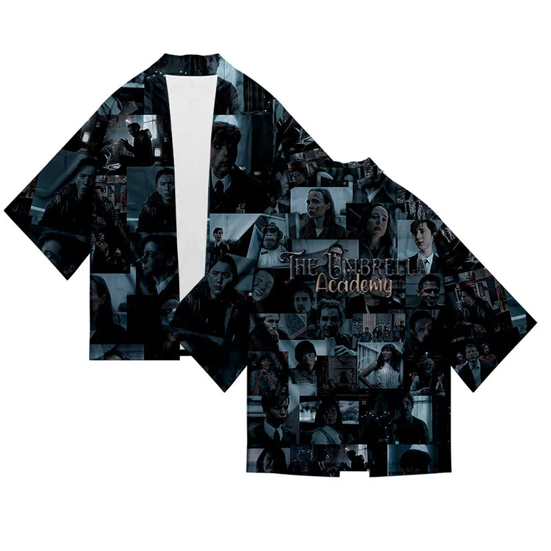 

The Umbrella Academy Super Hero Kimono Shirt 3d Print Fashion Men's kimono Seven Point Sleeve Tops Sport Cardigan Jacket tops