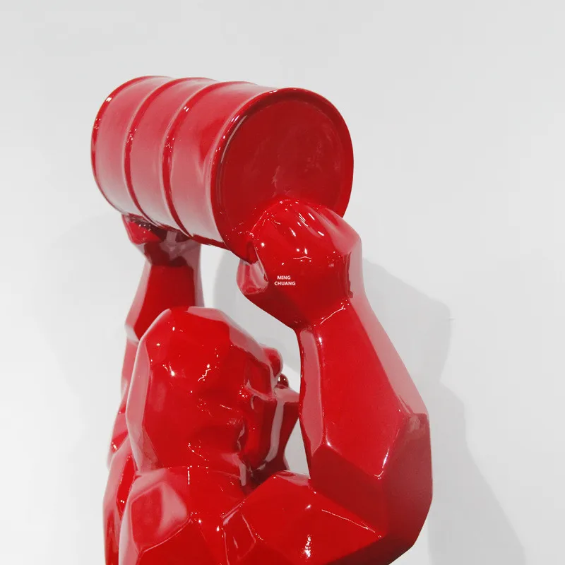 16 &quotимитация статуя животного король конг бюст Горилла полная длина портрет