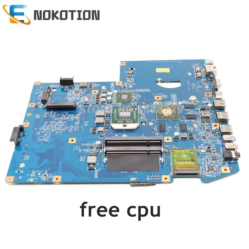 NOKOTION материнская плата для ноутбука Acer aspire 7540 MBPPQ01001 JV71 TR8 MB 48.4fp03m основная Socket S1 DDR3
