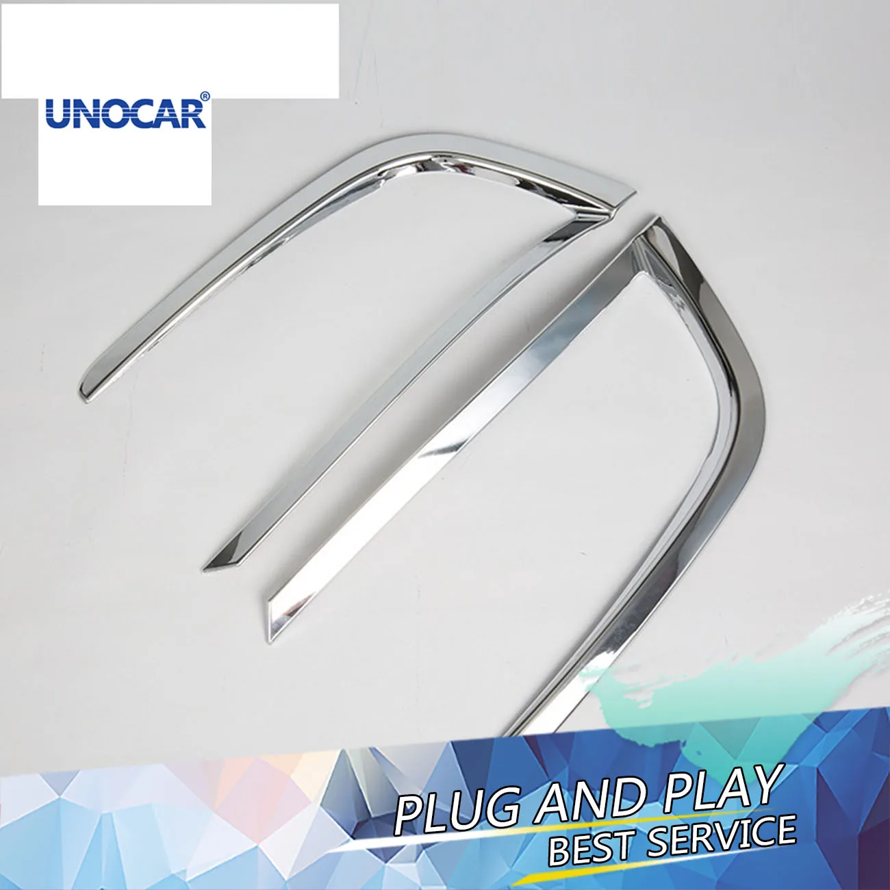

Car style For 17-19 Hyundai Elantra Refitting rear fog lamp decorative frame trim strip, rear fog lamp Sequin and rear bar fog l