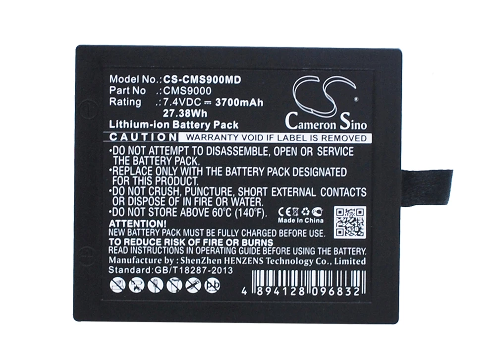 

Cameron Sino 7.4V/3700mA Battery for CONTEC CMS7000,CMS7000 Patient Monitor,CMS7000 Portable Vital Signs I,CMS8000