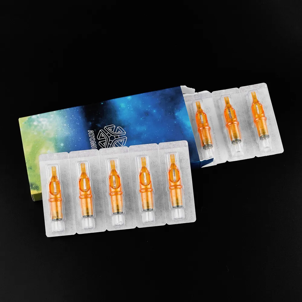 Картриджи для татуировок одноразовые желтые 5M1/5RM/11RL/11RS/14RL/14RS 10 шт. | Красота и