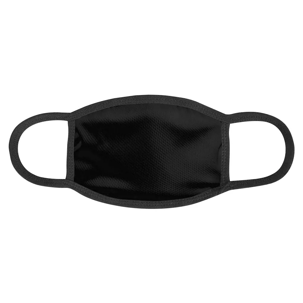 6 шт. унисекс черная маска Для Лица многоразовая Пылезащитная ветрозащитная