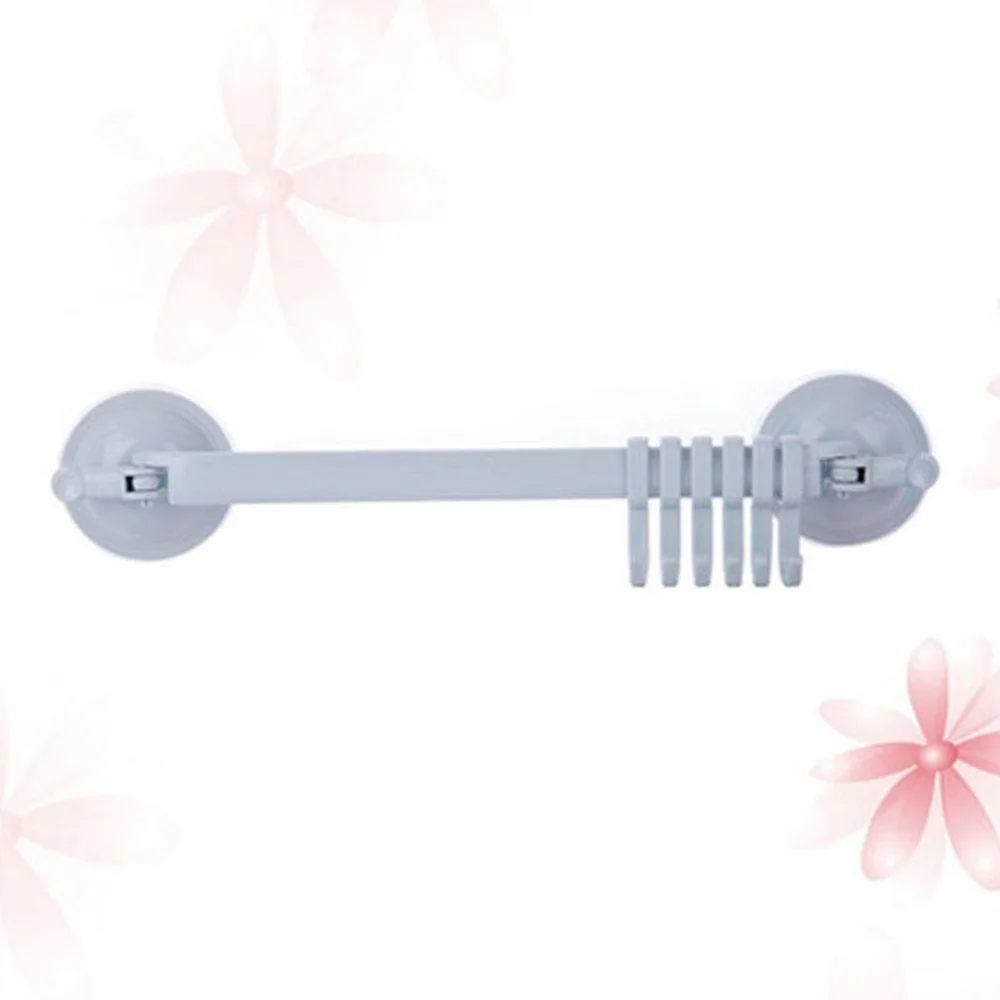 

Nail Free Hangers Six Hooks Row Locked Suction Cup Multifunctional Adjustable Wall Hooks )