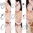 Женское кольцо в виде короны из серебра 925 пробы