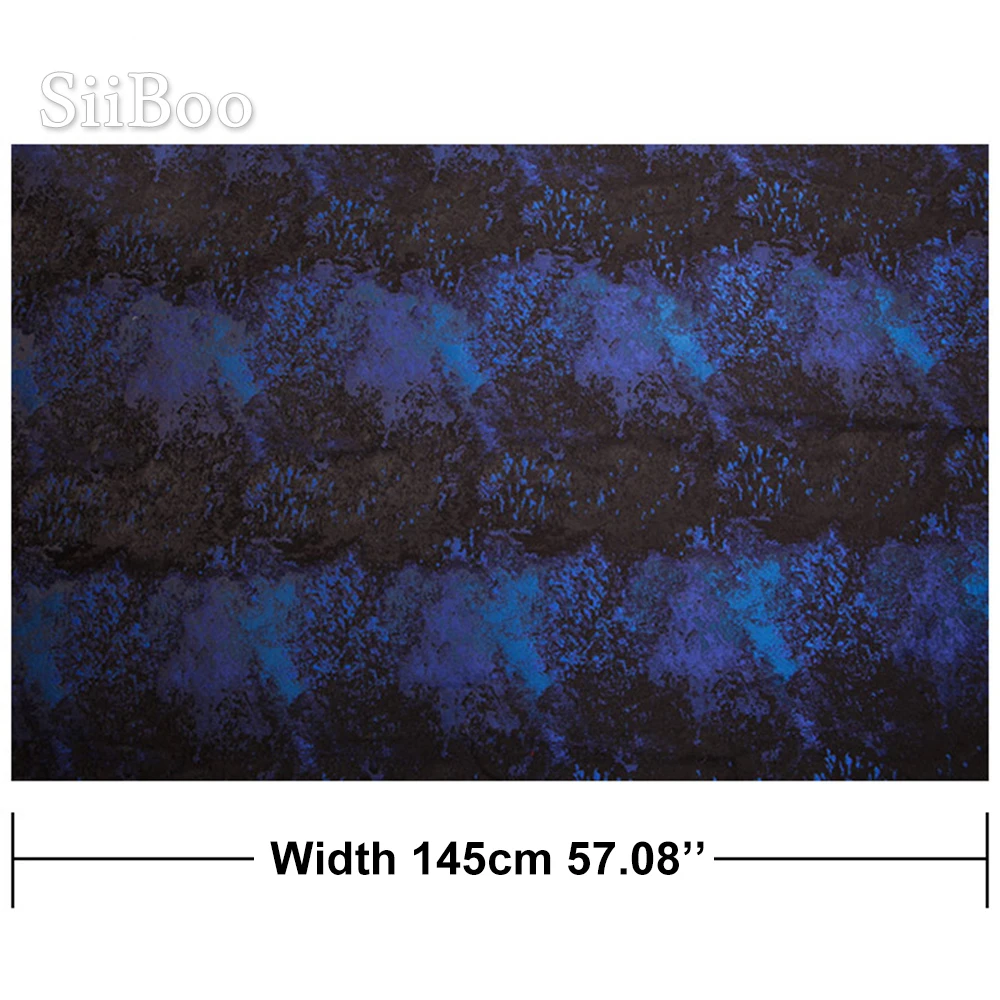 Жаккардовая шерстяная ткань в американском стиле голубое красное звездное небо