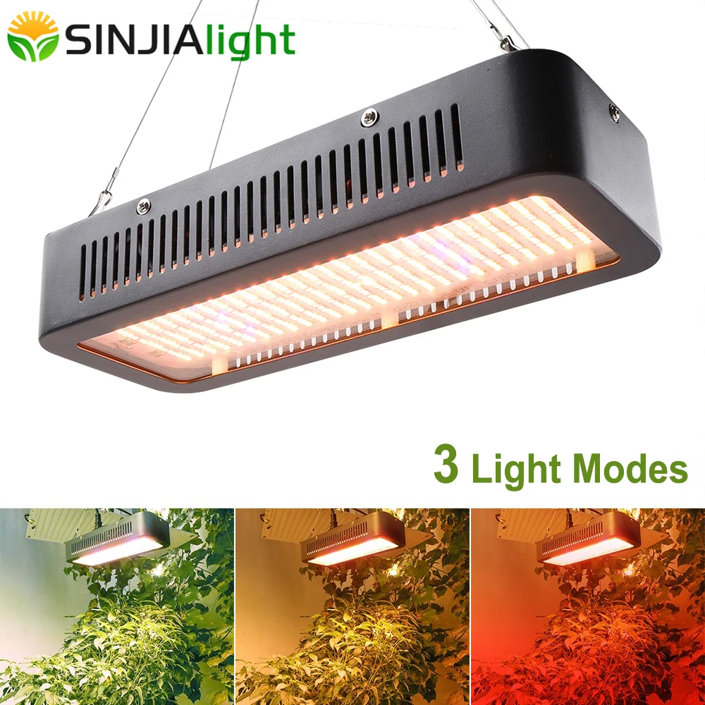 300W Led Grow Light Full Spectrum Growth Bloom Plant Phyto Lamp Dual Switch 3Lighting Modes for indoor plants grow tent