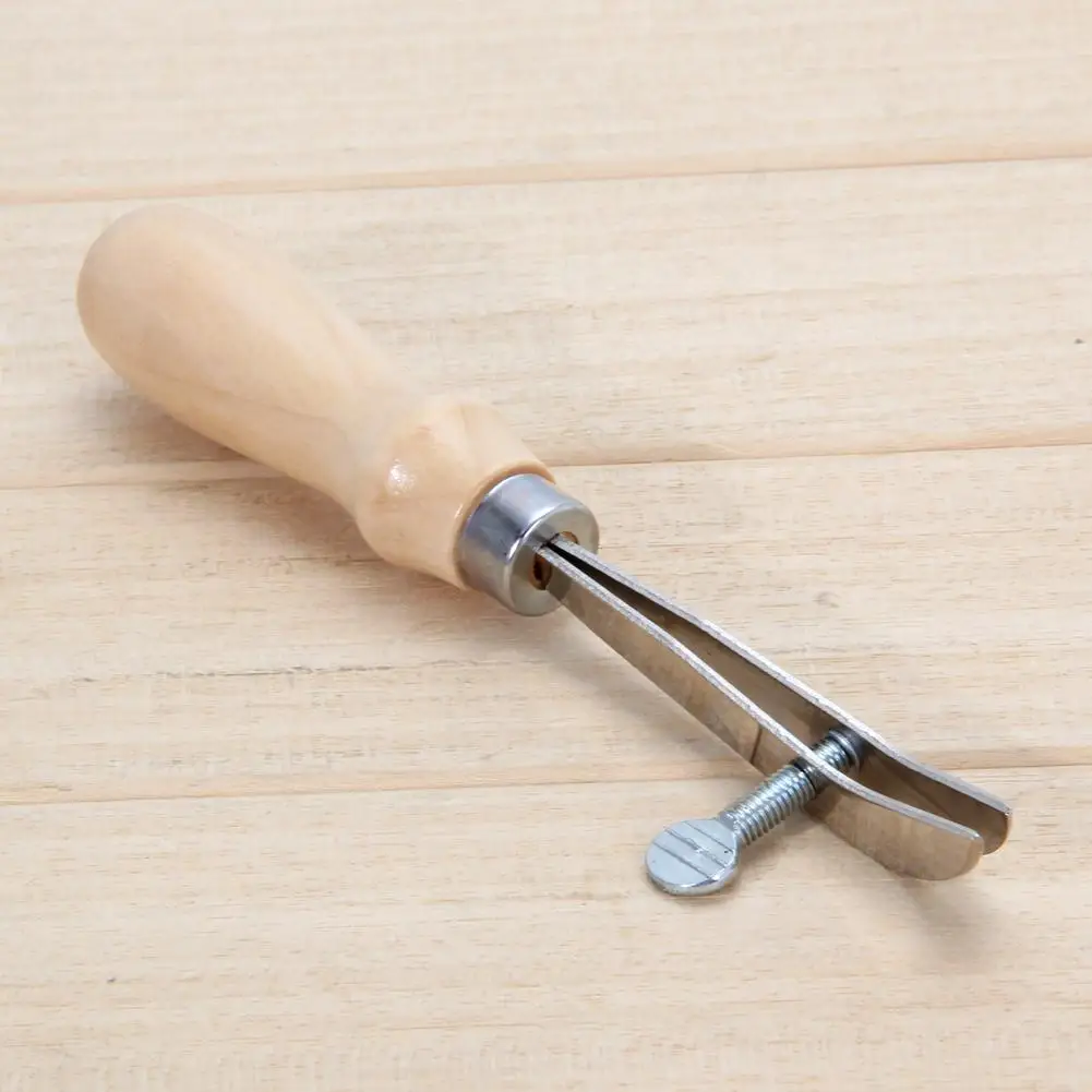 

1PC Handmade Stainless Steel Leather Tools Adjustable Outside Edge Creaser Leather Craft Tools DIY Leathercraft Working Tool