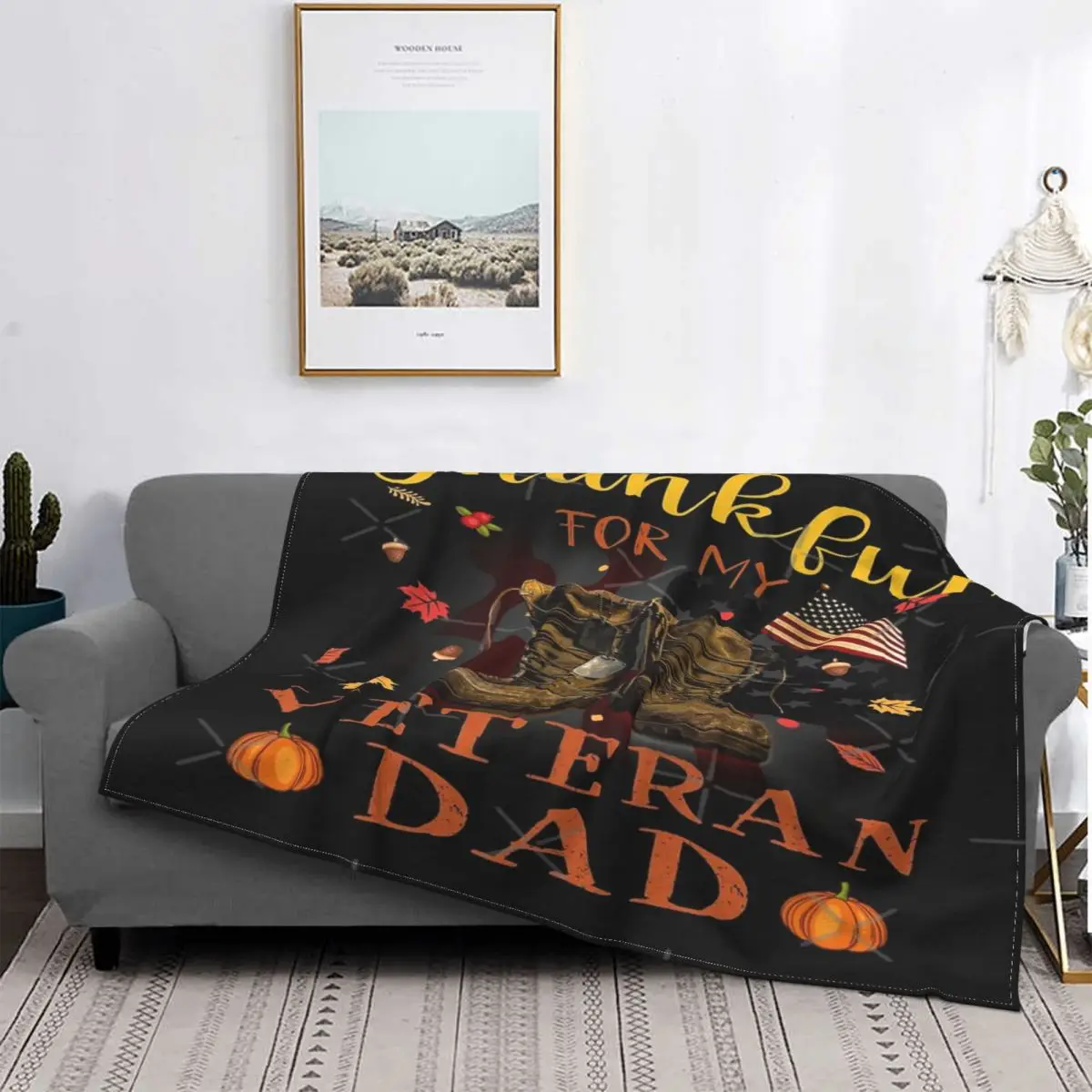 

Thankful For My Veteran Dad-manta a cuadros para cama, colcha, edredón, 90 mantas a cuadros