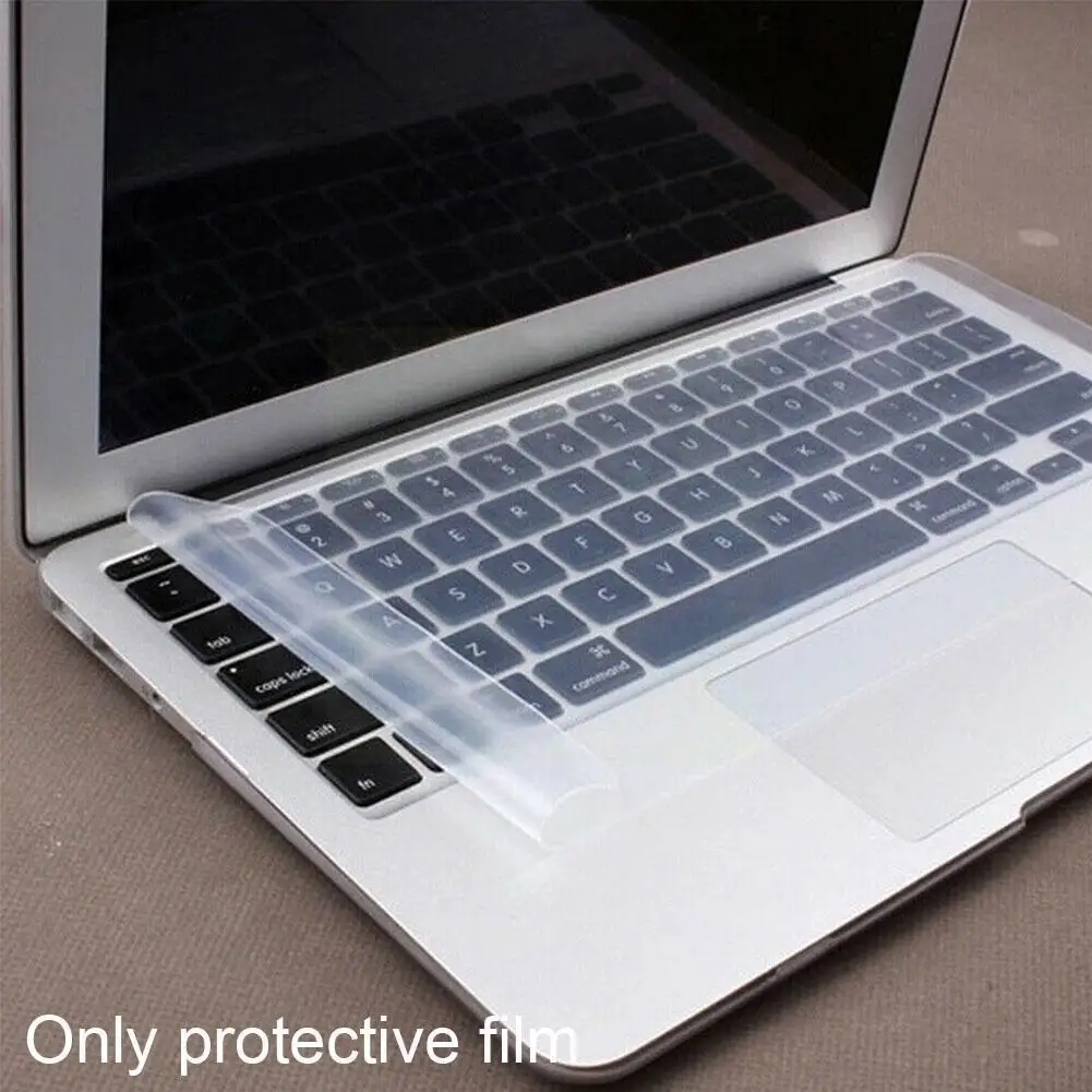 

Laptop Universal Cover Keyboard Skin Dustproof Waterproof Soft Silicone Protector Generic For 12-14 Inch And 15-17 E1a3