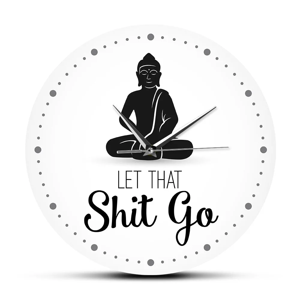 Наручные часы с цитатами Будды смешное юмористическое искусство бесшумные