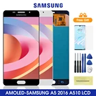 5,2 ''оригинальный A510 ЖК-дисплей для SAMSUNG Galaxy A5 2016 ЖК-дисплей сенсорный экран дигитайзер Запчасти для Samsung A510 A510F A510M A510FD