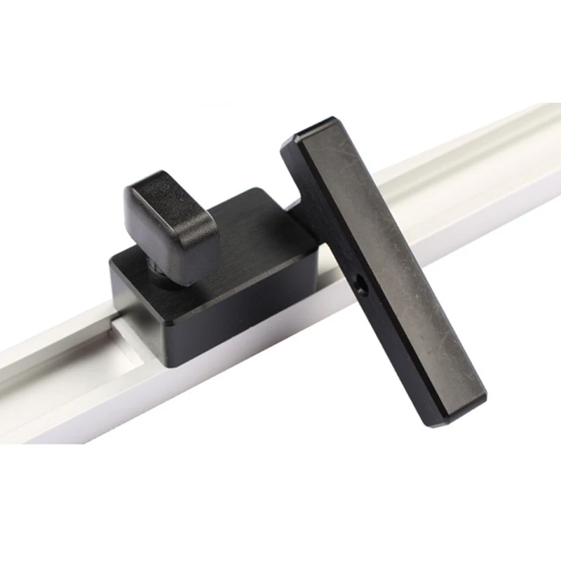 

Woodworking DIY Tools Miter Track Stop For T-Slot T-Tracks Manual Durable In Use