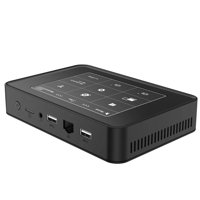 Мини-ПК Windows 10 Pro AKPAD 6 ГБ ОЗУ 120 SSD mSATA Celeron J3455 4K HD графика гигабитный двухдиапазонный