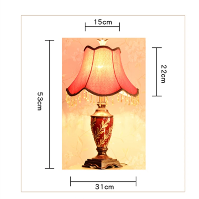 Современная роскошная настольная лампа для спальни гостиной ночнушка девочки
