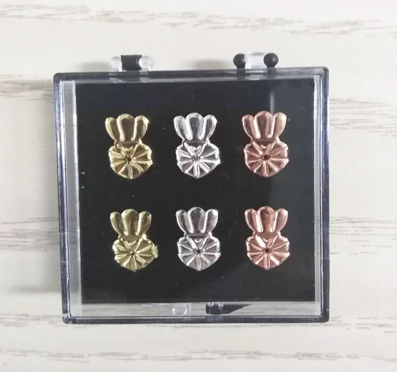 Серьги-подвески Bax Bear из стерлингового серебра 3 пары прочная опора для сережек в