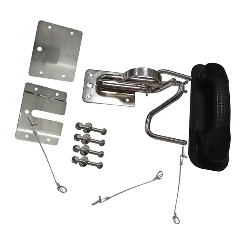 

Heavy Duty Snap Davit Kit Swim Platform Mount Accessories for Inflatable Pontoon Boat Dinghy