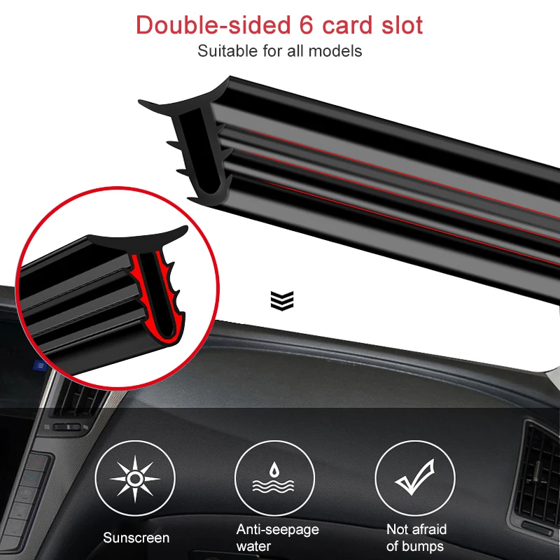 Car Stickers Dashboard Sealing Strips goods For Mazda Ford Toyota BMW Audi Hyundai KIA LADA Universal Auto Interior Accessories |
