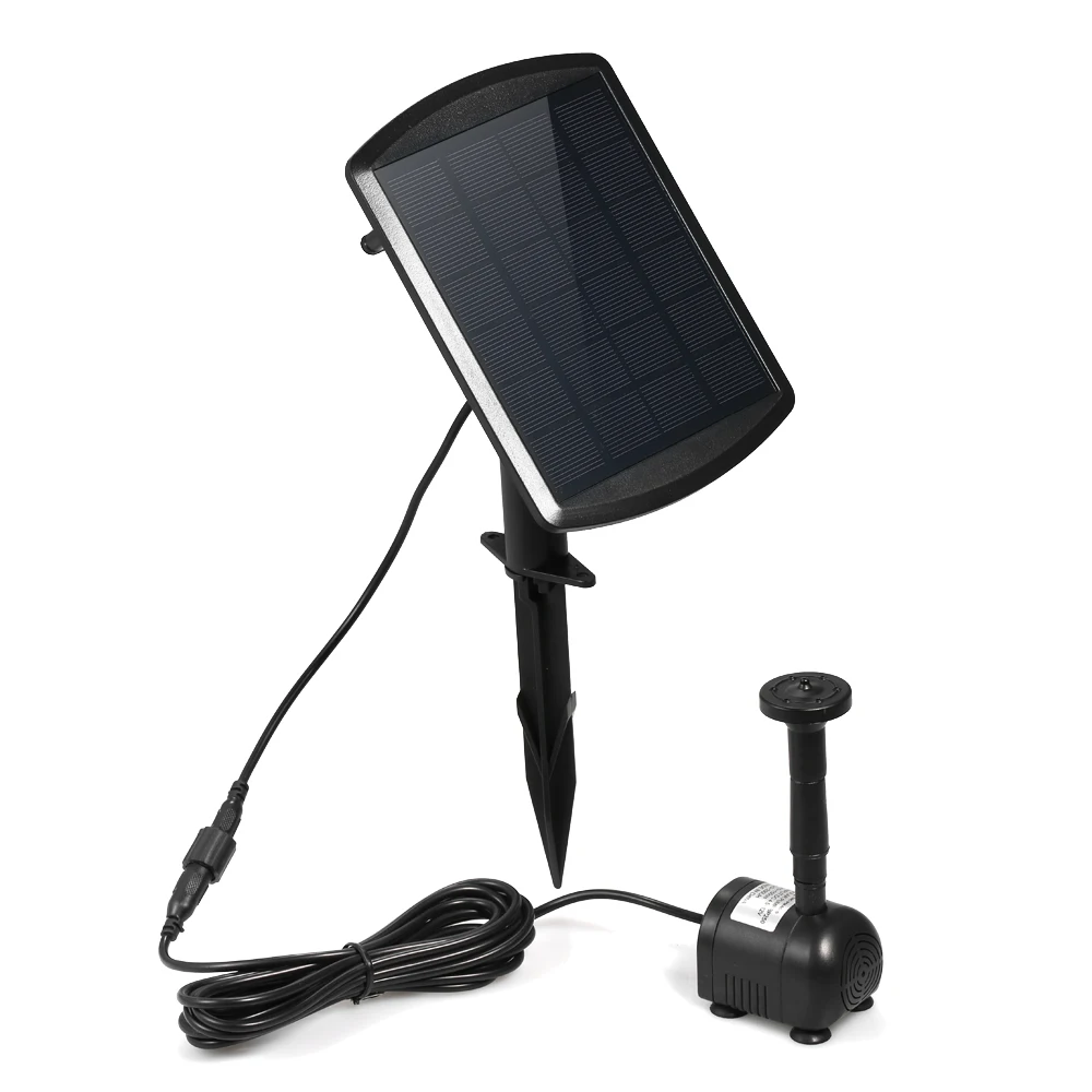 

Mini Solar Water Fountain Bird Solar Bath Fountain 200L/H Professional Solar Pool Pond Water Pump Birdbath Garden Decoration