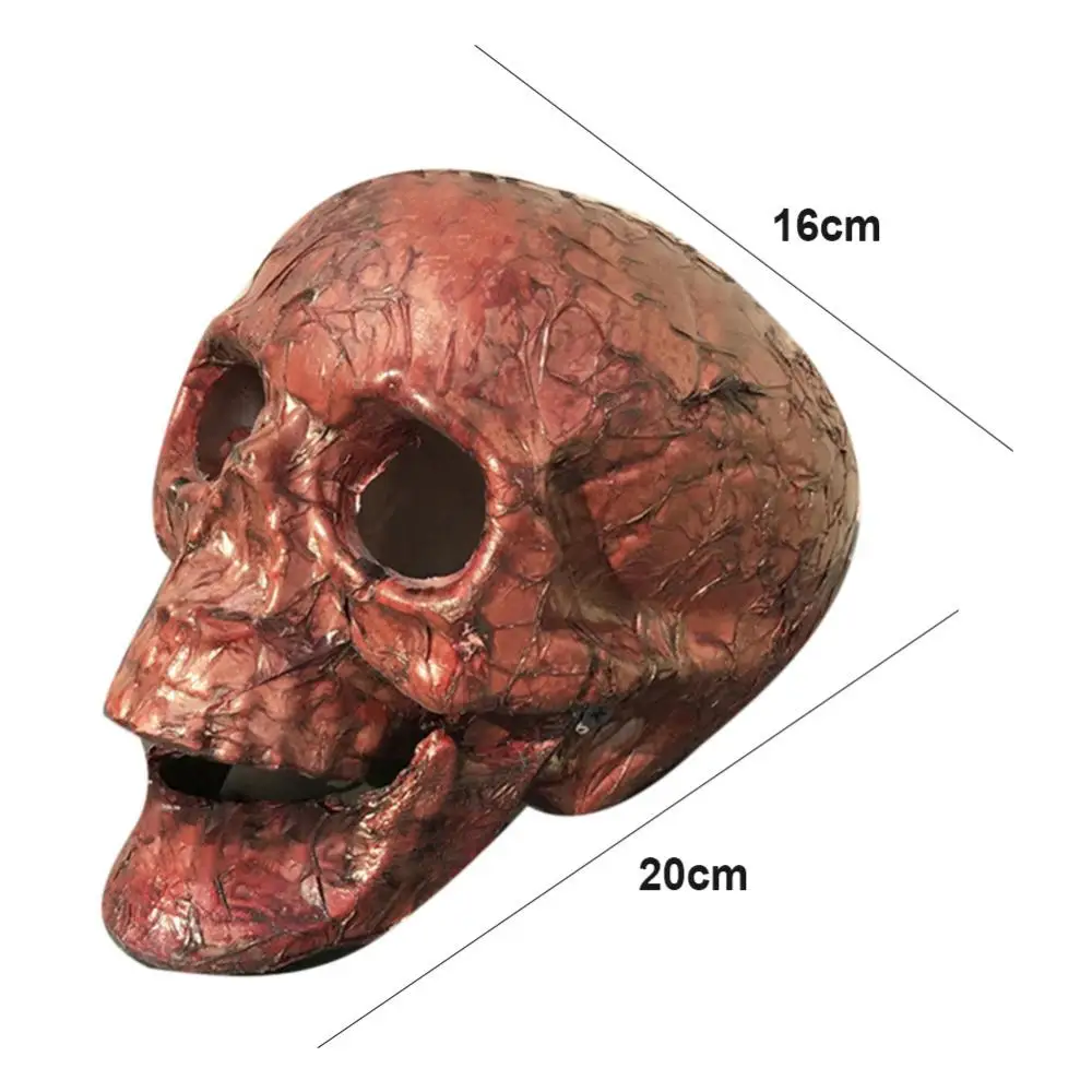 

Halloween Horror Artificial Skull Head Haunted House Decoration Props Ornament
