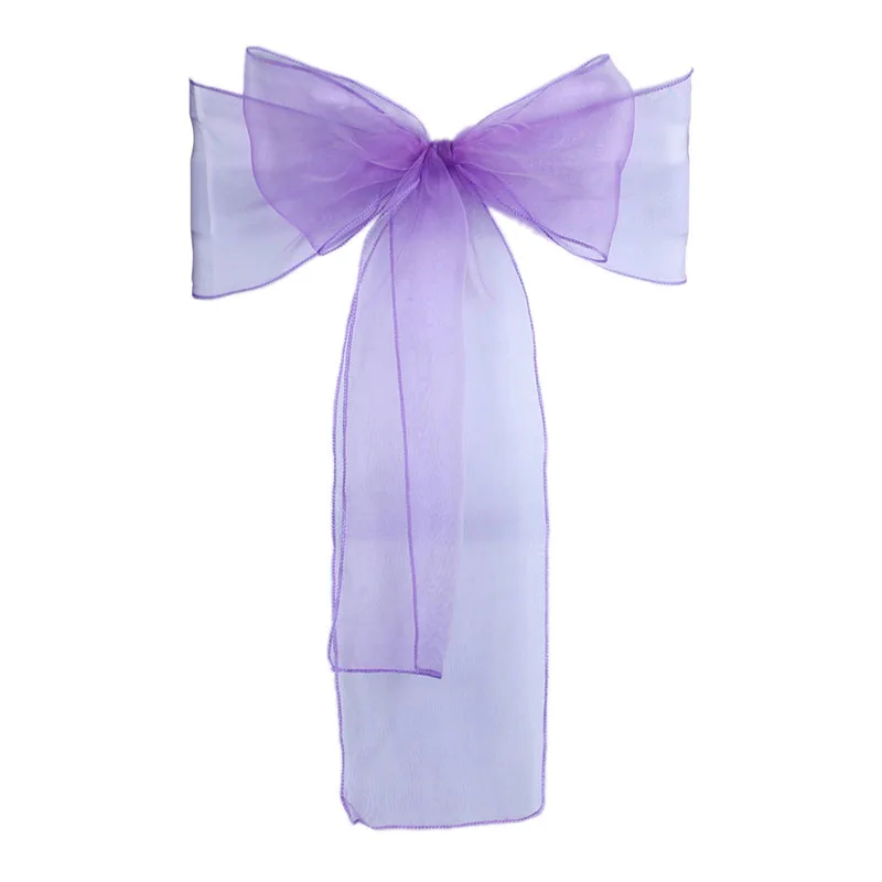 50 шт. лента на стул из органзы с бантом для банкета свадьбы праздника Рождества