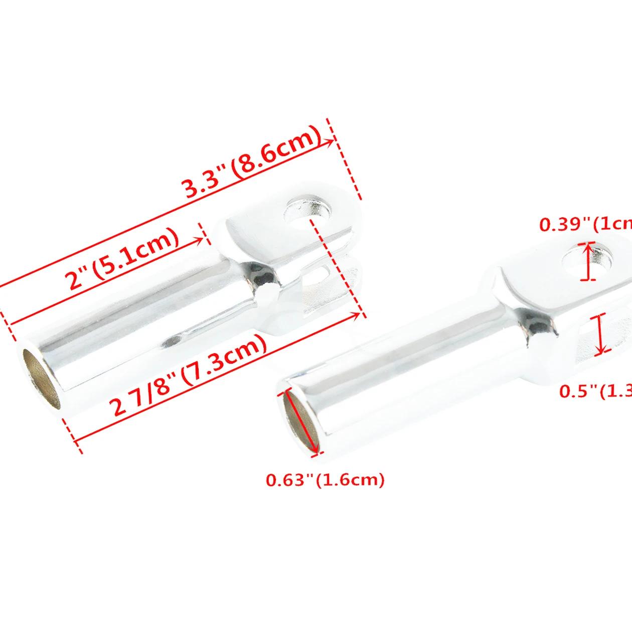 Хромированные задние колышки для пассажирских ног подходят Harley Softail Slim 2012-2017 |
