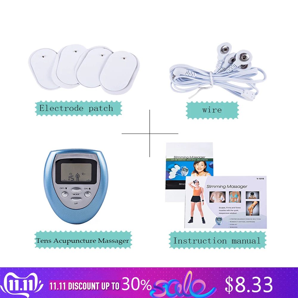 Массажер частоты тела Электрический Пульс ДЕСЯТКИ низкочастотное устройство