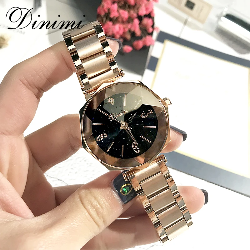 Top Brand Women Watches DIMINI Fashion Luxury Quartz Watch Casual Ladies Waterproof Wristwatch Clock Relogio Feminino | Наручные часы