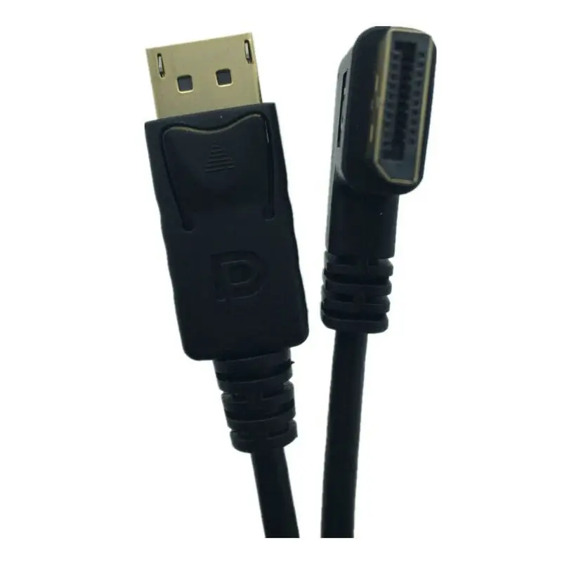 30 см порт дисплея DP папа 90 градусов под углом К Fmale Удлинительный кабель для CRT LCD