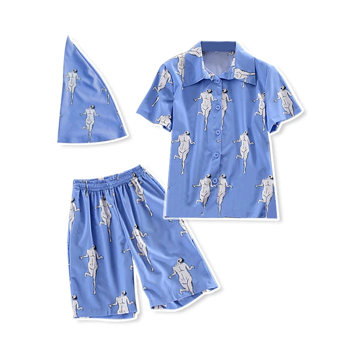 

Attack on Titan Pyjamas Shingeki No Kyojin Cosplay Costumes Adult Pijamas Tops Pants With Hats