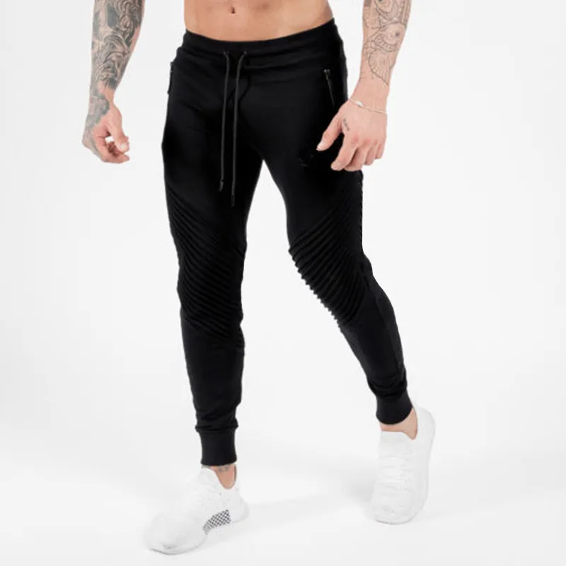 2019 new Autumn Winter Fitness Men Gyms Pants Fashion Cotton Pencil Bodybuilding Trousers High Quality Jogger | Мужская одежда