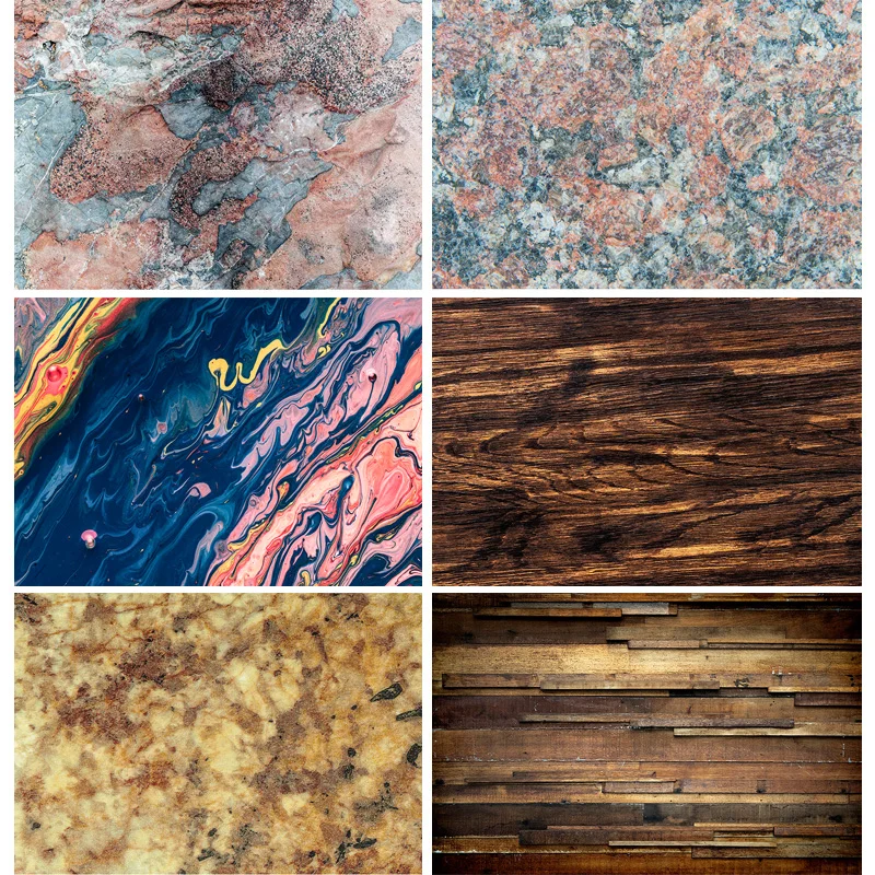

ZHISUXI Vinyl Custom Photography Backdrops Props Colorful Marble Pattern Texture Photo Studio Background 20905DLZ-05