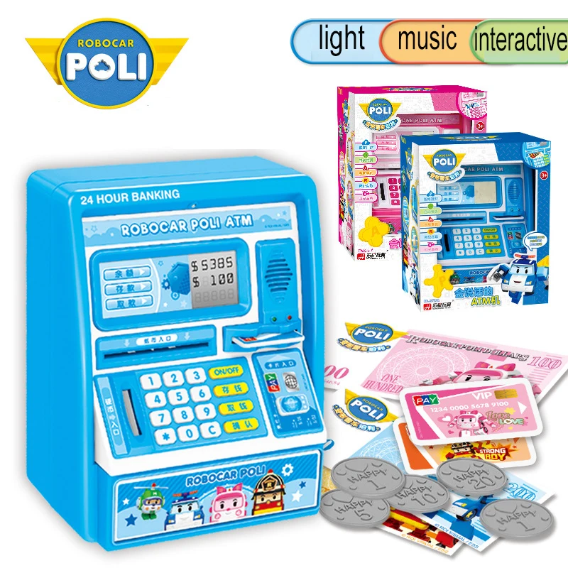 Янтарный poli Robocar в Корейском стиле автомат по продаже игрушка ролевых игр для