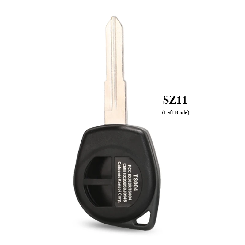 SZ11 No Pad Jingyuqin 2 кнопки дистанционного ключа чехол+ Кнопка Pad для Suzuki Grand Vitara Igins Alto SX4 Agila Fob оболочки HU133R TOY43 SZ11R лезвие - Цвет: SZ11 No Pad