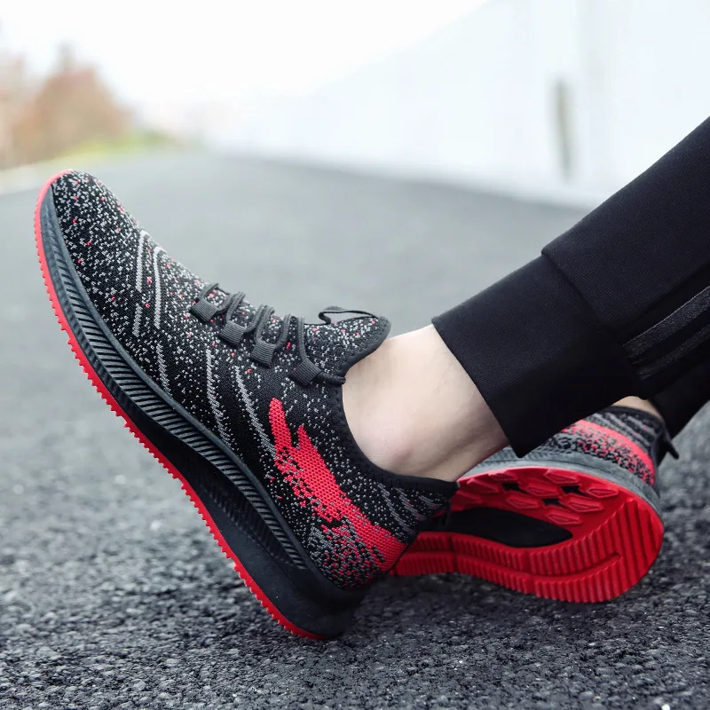 

Кроссовки мужские летающие, плетеные, дышащие, камуфляжные, повседневная спортивная обувь для бега