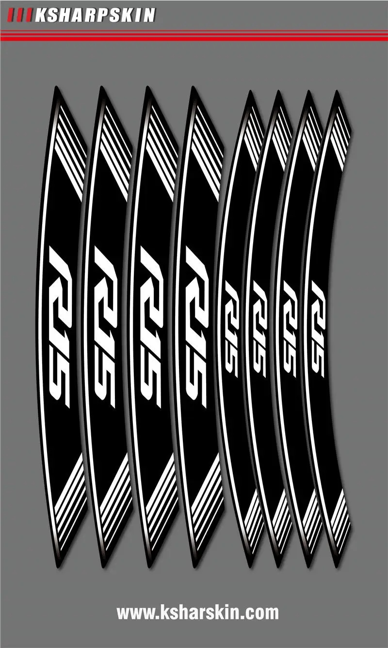 Наклейка для мотоцикла в полоску индивидуальные наклейки на колеса креативные