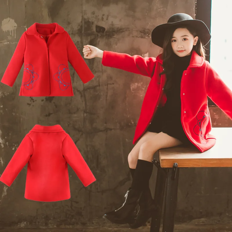 Детская шерстяная куртка на Возраст 4-12 лет | одежда и обувь