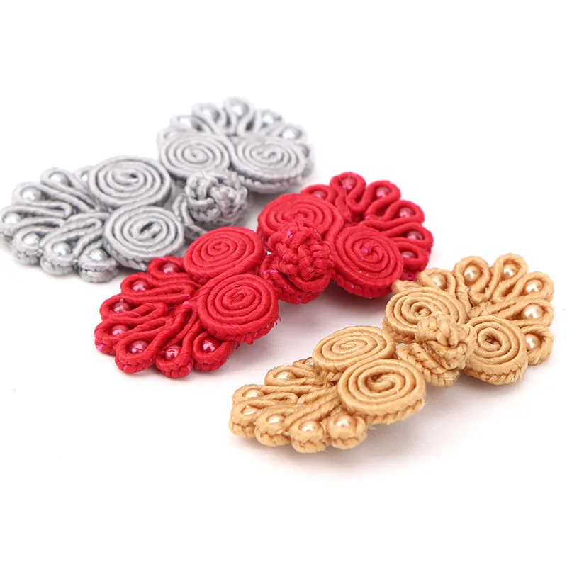 5pairs Chinese Handmade Cheongsam Buttons Knot Fastener DIY Handcraft clothing decorative accessories|Пуговицы| |